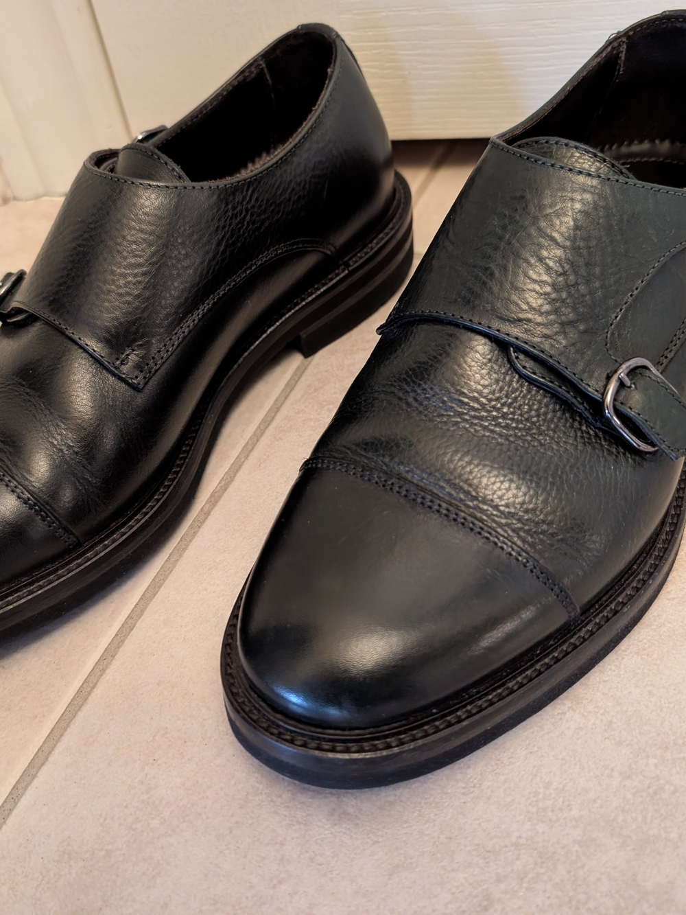 Suitsuppply Leather Monk Strap Shoes